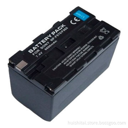 Camcorder Battery for Sony NP-F970/950/960/930 with 7.4V Voltage, 6m, 600mAh CapacityNew